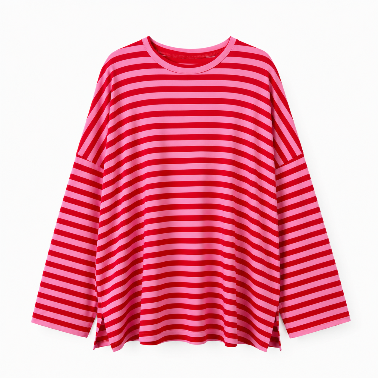 T-shirt oversize rayé