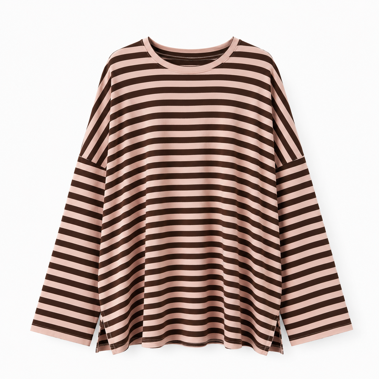T-shirt oversize rayé