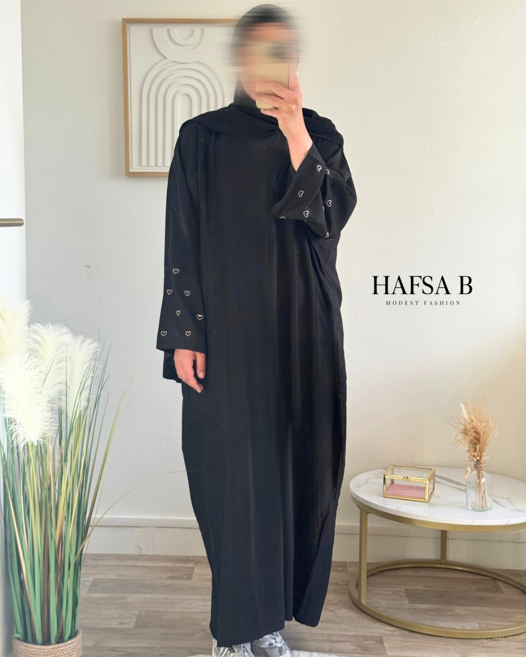 Abaya coeur