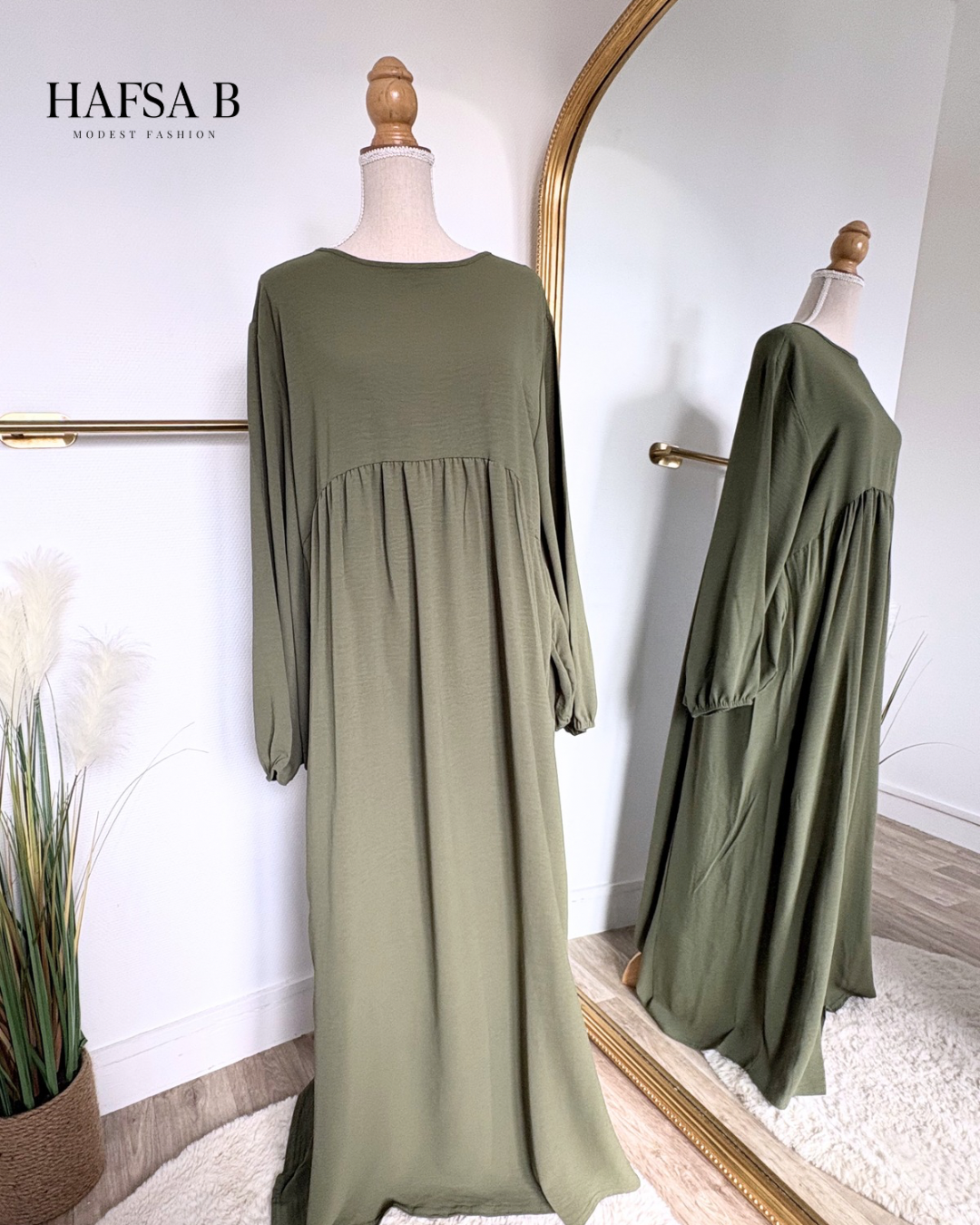 Abaya manches ballon