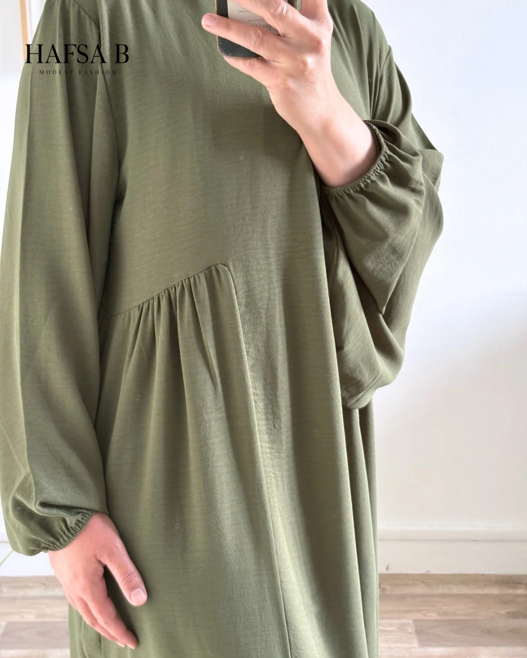 Abaya manches ballon
