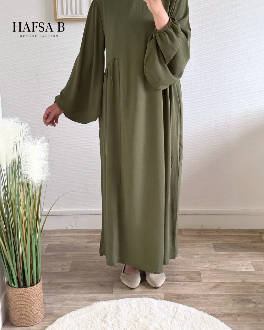Abaya manches ballon